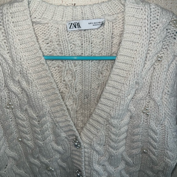 Zara Women's cropped knit sweater - Picture 3 of 3